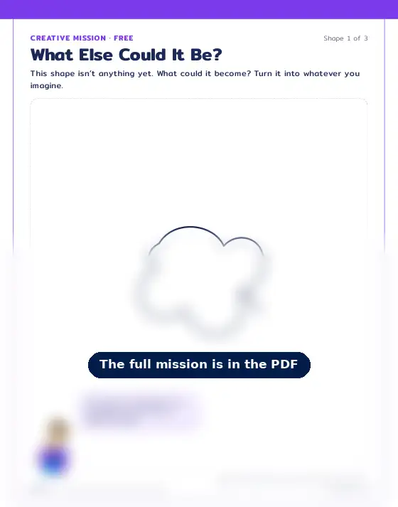 Preview of the What Else Could It Be? sheet