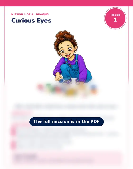 Preview of the Curious Eyes sheet