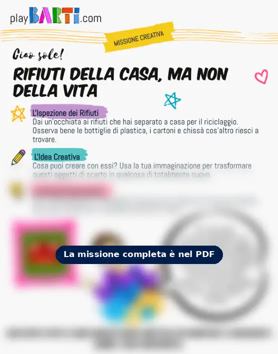 Anteprima della scheda Rifiuti della Casa, ma non della Vita